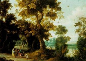 Wooded Landscape With A Fortune Teller