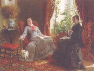 The Afternoon Rest by Jules Van Keirsbilck