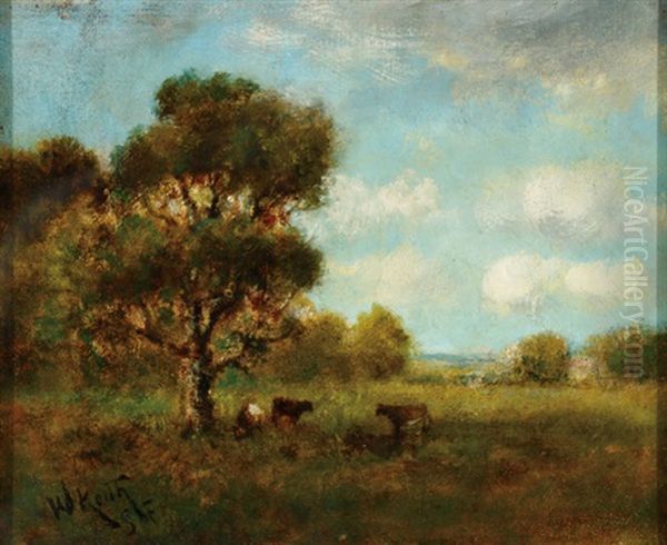Cattle In A Clearing - view 1