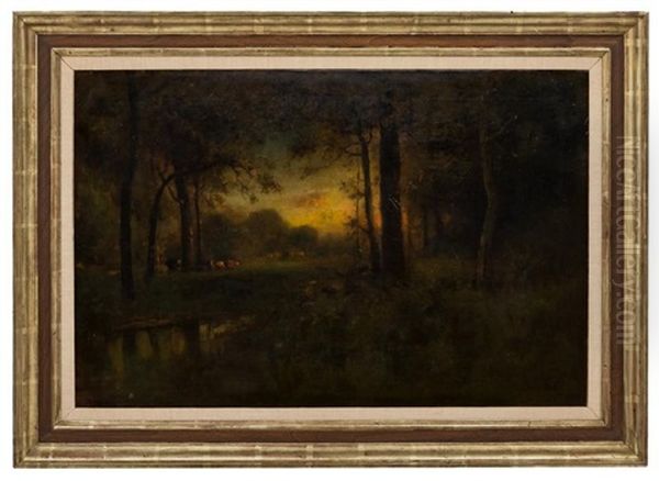 Sunset Through The Trees - view 1