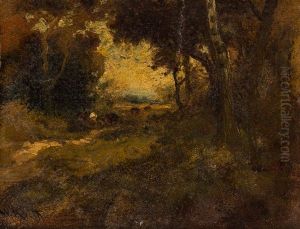Path Through California Woodlands by William Keith