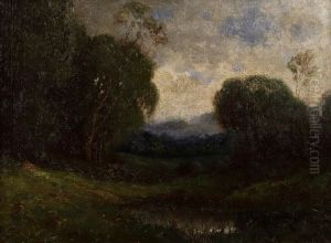 Tonalist Landscape With Pond by William Keith