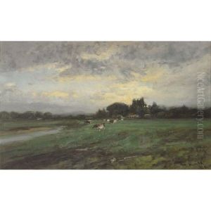 Cows In Field by William Keith