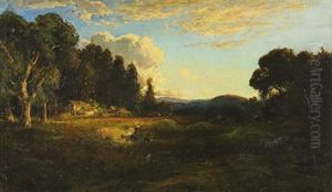 Two Women Resting In A Field Two Women Resting In A Field