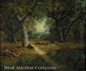Under The Oaks, San Francisco by William Keith
