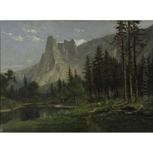 Sentinel Rock, Yosemite Valley by William Keith