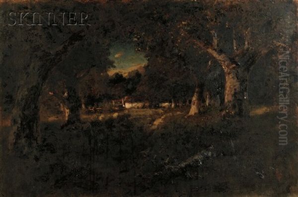 Farmstead In A Grove Of Oaks - view 1