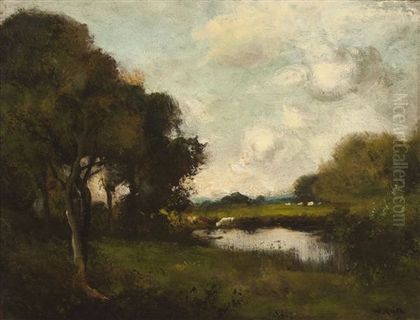 Cows In A Landscape - view 1
