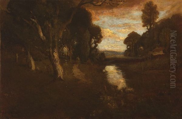 The Sunset In Autumn - view 1