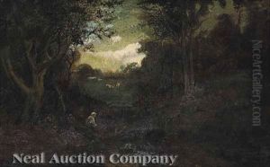 Through The Trees by William Keith