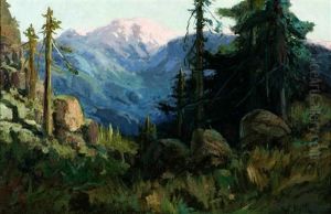 Sunset Mount Shasta by William Keith