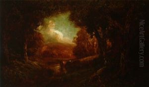 Cows In A Clearing by William Keith