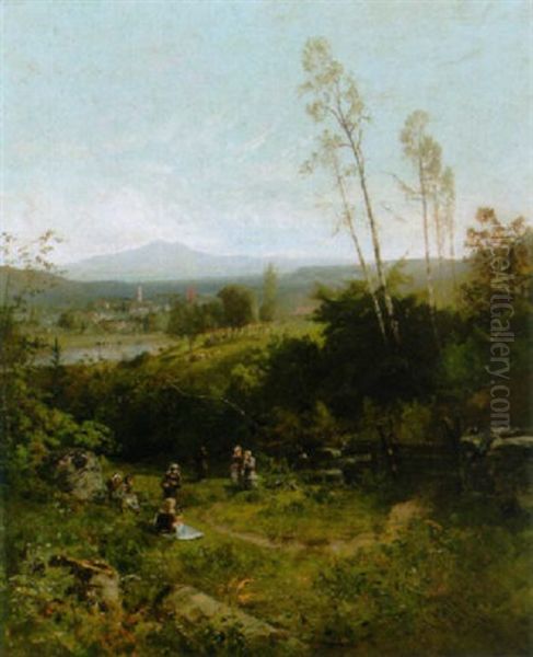Landschaft Mit Spielenden Kindern - view 1