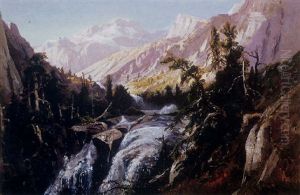 A Mountain Waterway by William Keith