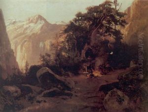 Campfire by William Keith