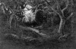California Oaks, Near Palo Alto by William Keith