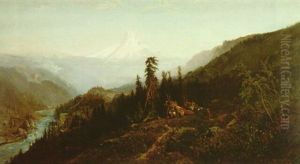 Mt. Hood From Hood River by William Keith