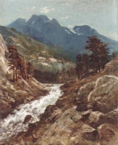 Stream In The Sierras by William Keith
