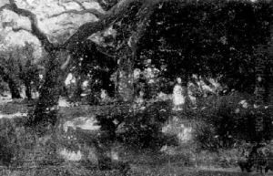 A Woodland Glade, California by William Keith