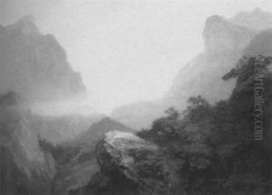 Sierra Nevada In Mist by William Keith