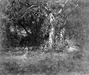 Shepherdess And Sheep In A Wood Shepherdess And Sheep In A Wood