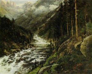 Sierra River Landscape by William Keith