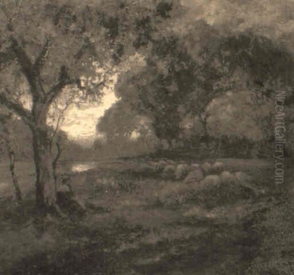 Landscape With Sheep - view 1