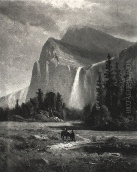 Bridal Veil Falls, Yosemite - view 1