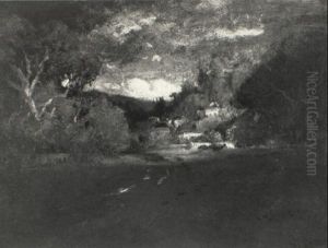Road Through The Woods by William Keith