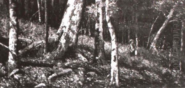 Man In Forest - view 1