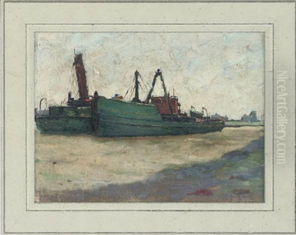 Boats In The Harbour (+ 2 Others; Set Of 3 Works) - view 1