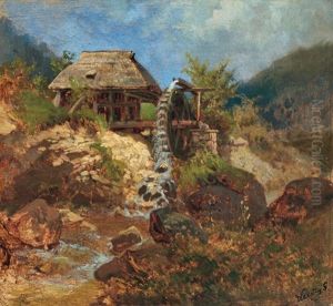 Vizimalom by Gusztav Keleti