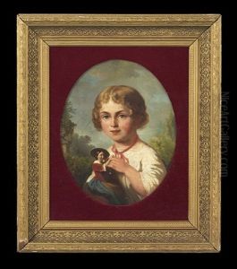 Girl With A Doll by David Van Der Kellen III