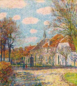 Marktplatz In St. Anna (holland) by Paul Baum