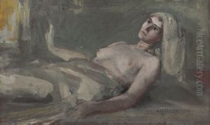 Jairi Tochter, Vom Tode Erwachend by Albert von Keller