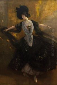 Die Tanzerin by Albert von Keller