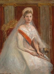 Bildnis Zarin Alexandra Fjordorovna Um 1894 Dem Jahr Ihrer Vermahlung (preliminary Study) Bildnis Zarin Alexandra Fjordorovna Um 1894 Dem Jahr Ihrer Vermahlung (preliminary Study)