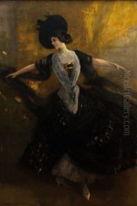 Tanzende Dame by Albert von Keller