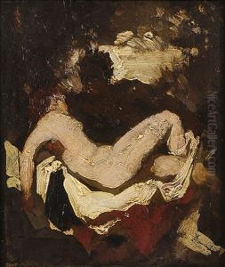 Othello Und Desdemona by Albert von Keller