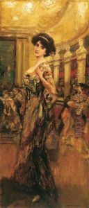 Im Ballsaal by Albert von Keller