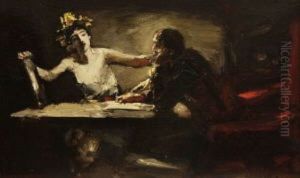 Der Dichter Und Seine Muse (+ Study, Verso)