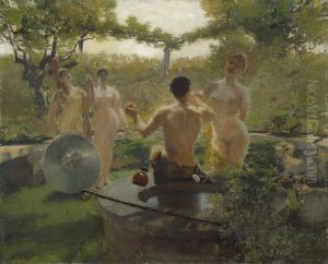 Das Urteil Des Paris by Albert von Keller