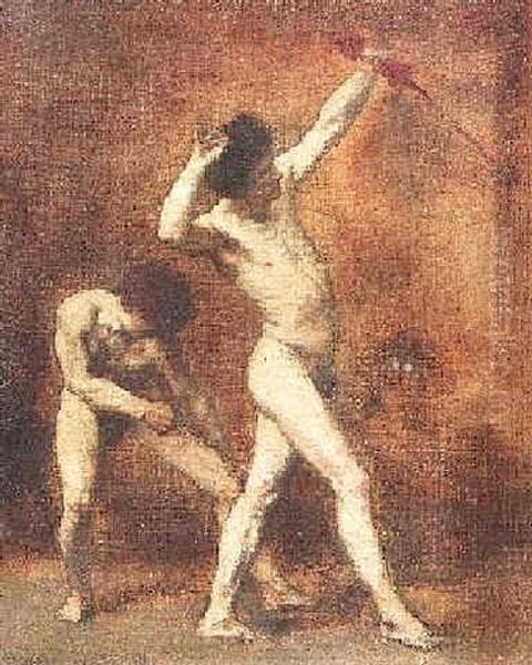 Figurenstudie Mit Bogenschutzen - view 1