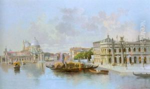 Parti Fra Venedig by Albert von Keller