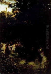 The Midnight Dance by Albert von Keller