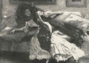 Der Grune Schleier by Albert von Keller