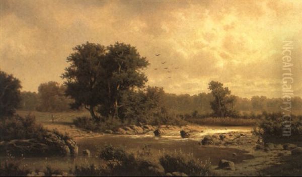 Paysage Anime Avec Riviere - view 1