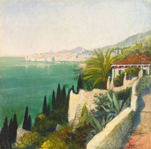 Blick Von Der Hohe Auf Dubrovnik (ragusa) by Alfred Keller