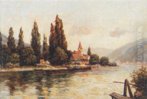 Wachauer Donaulandschaft Mit Hock-arnsdorf - view 1