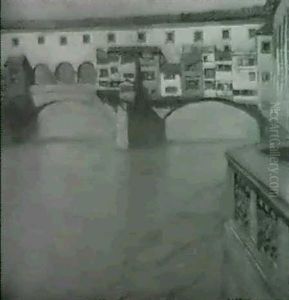 Ponte Vecchio, Florenz by Alfred Keller
